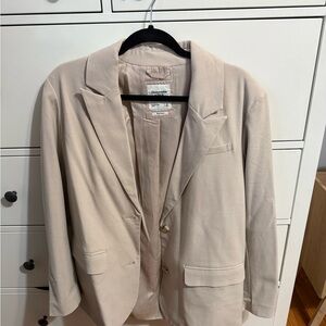 Abercrombie Beige Blazer Jacket